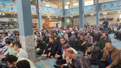 مراسم هفتمین روز شهادت رئیس جمهور شهید و همراهان ایشان در ملایر‎