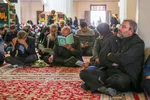 قرائت خطبه فدکیه و عرض تسلیت هیات مذهبی به حضرت شاهچراغ (ع)