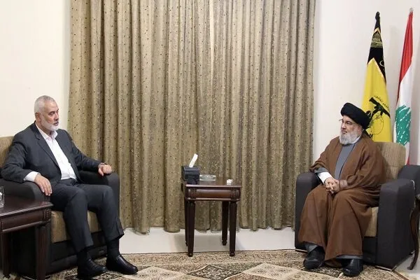 Heniyye ile Nasrullah Beyrut'ta bir araya geldi