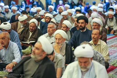 مراسم جشن ولادت امام هادی(ع) در حرم حضرت احمدبن موسی(ع)