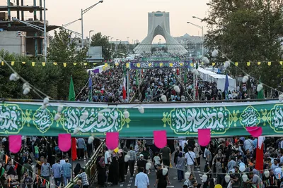 خروش غدیری مردم تهران