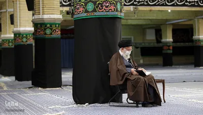 مراسم عزاداری و قرائت زیارت اربعین در حسینیه امام خمینی(ره)