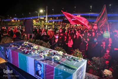 موکب بچه های انقلاب، میزبان پیکر مطهر بسیجی شهید «الله یار زارع مویدی»