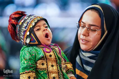 مراسم شیرخوارگان در حرم مطهر شاهچراغ(ع)