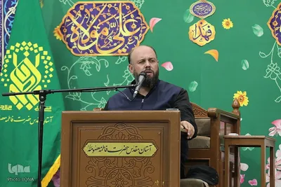 مجلس ترحیم آیت الله فیاض و گرامیداشت شهدای جنگ ۱۲ روزه در حرم بانوی کرامت