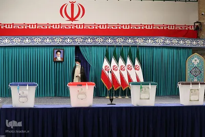 حضور رهبر معظم انقلاب در انتخابات ۱۴۰۰
