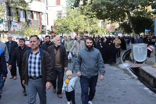 راه‌پیمایی محکومیت جنایات اسرائیل و حمایت از مردم مظلوم غزه و لبنان در ساری