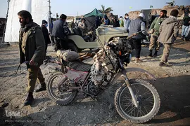 پشت صحنه فیلم سینمایی «تک تیرانداز» در شهرک سینمایی دفاع مقدس
