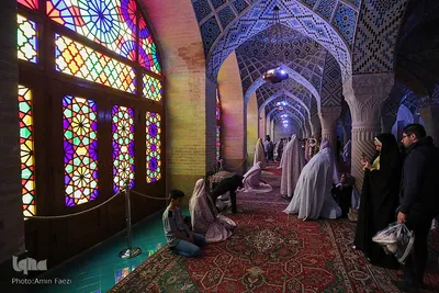 مسجد نصیر الملک در ایام نوروز‎‎