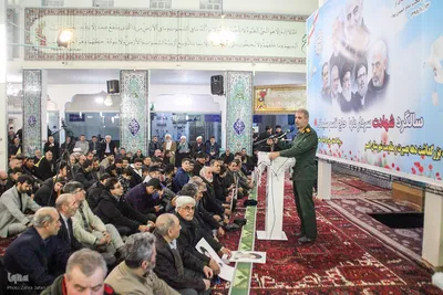 مراسم گرامیداشت سالروز شهادت سردار دلها حاج قاسم سلیمانی در شهرستان اهر
