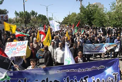 راهپیمایی روز قدس در سمنان