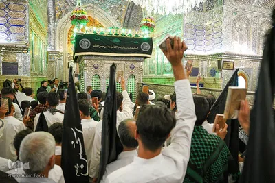 تشرف کاروان پیاده زیارتی حضرت شاهچراغ(ع) شهرستان فیروزآباد به حرم مطهر