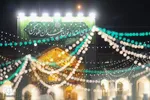 فیلم | حرم امام رضا(ع) در شب نیمه شعبان