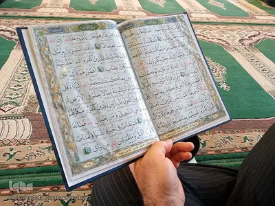 مراسم ختم قرآن به مناسبت ایام شهادت حضرت فاطمه(س) در اهر