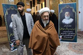 مجلس ترحیم آیت‌الله رسولی محلاتی در شبستان امام خمینی(ره) حرم حضرت معصومه(س)