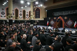 اولین شب مراسم عزاداری سید و سالار شهیدان(ع) در حسینیه امام خمینی(ره)