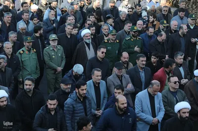 مراسم تشییع ۶ شهید گمنام در سمنان