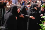 تشییع پیکر شهید اسدالله قربانی از شهدای مدافع حرم