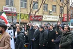 حماسه ماندگار دانشگاهیان دانشگاه تبریز در راهپیمایی ۲۲ بهمن