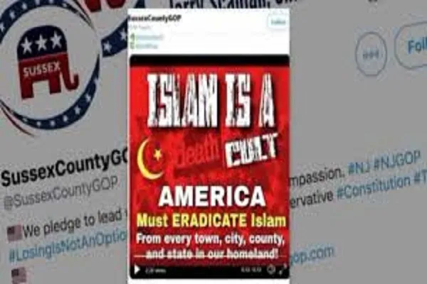 Amerikalı iki eyalet yetkilisinin islamafobik paylaşımları protesto edildi