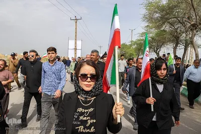 تشییع دریابان پاسدار شهید علیرضا تنگسیری در آبادان