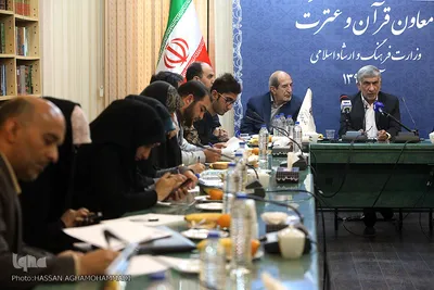  نخستین نشست خبری عبدالهادی فقهی زاده، معاون قرآن و عترت وزیر فرهنگ و ارشاد اسلامی