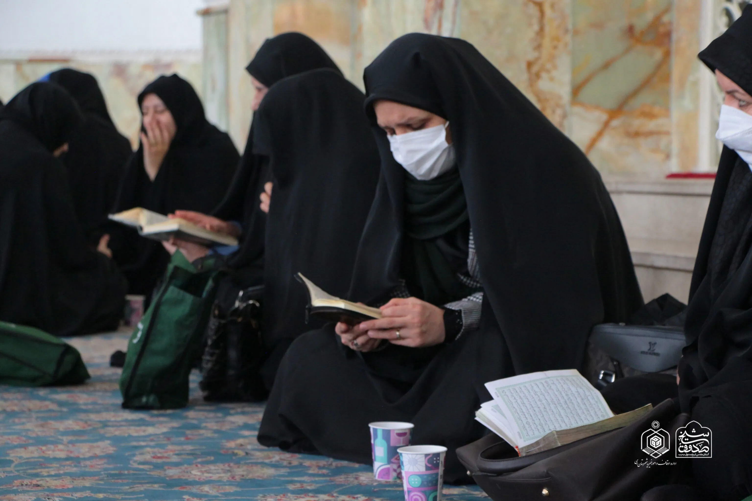آزمون ترم پاییز واحد حفظ مجازی آستان شیخ صدوق برگزار شد + عکس