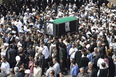 مراسم تشیع پیکر مطهر آیت الله اسدالله ایمانی در قم
