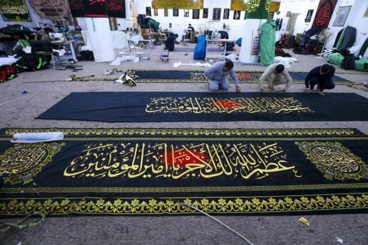 Shirye-shiryen dora bakaken tutoci a hubbaren Imam Ali daidai lokacin da ake shirin shiga watan  Muharram