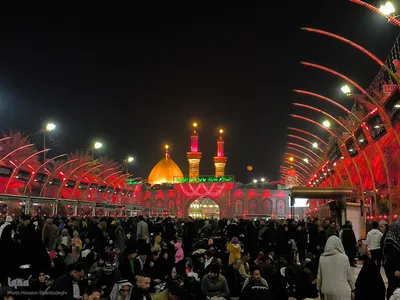 حال و هوای بین الحرمین در شام شهادت حضرت زینب(س)