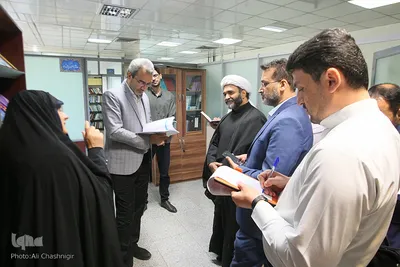 بازدید هادی مزینانی، رئیس مرکز فرهنگی خانواده ناجا از  سازمان قرآنی دانشگاهیان کشور