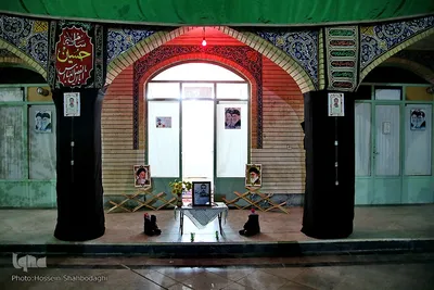 وداع با پیکر طلبه شهید مدافع امنیت مهدی زاهدلویی