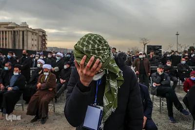 تشییع پیکر شهدای گمنام در دانشگاه آزاد تهران شمال