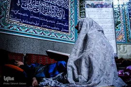 مراسم اعتکاف بانوان در مسجد باغستانی
