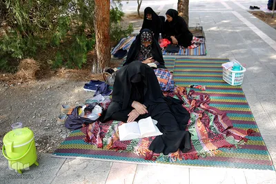 مراسم دعای عرفه در گلستان شهدای اصفهان