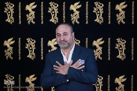 حمید فرخ نژاد در مراسم اکران فیلم لاتاری