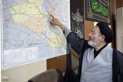 بازدید میدانی مسئولان حج و زیارت از خدمات به زائران در شهر مقدس سامرا