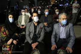 مجید انتظامی، آهنگساز برجسته سینمای دفاع مقدس در کنار دخترش