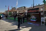 برپایی موکب‌ها و غرفه‌های فرهنگی در میدان آستانه قم