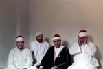 مراسم حج 1976 از سمت راست عبدالباسط محمد عبدالصمد، مصطفی اسماعیل، استاد محمدتقی مروت و أبوالعينين شَعيشَع