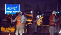 قرنطینہ قرار دیئے گئے تبلیغی مرکز میں موجود شخص کا پولیس افسر پر حملہ