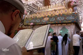 حرم مطهر و نورانی امام موسی کاظم (ع) در شهر کاظمین عراق