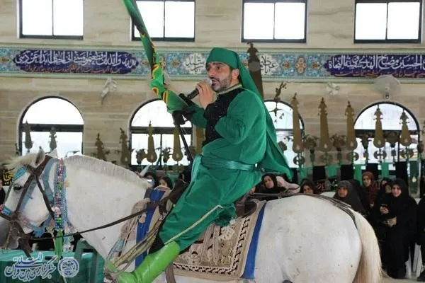 آیین شبیه‌خوانی «امام حسین(ع)» در بابل به اجرا در آمد