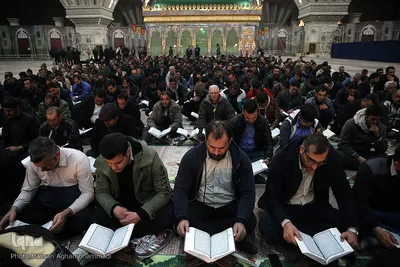 مراسم بدرقه کاروان قرآنی انقلاب از بارگاه نورانی امام خمینی (ره)
