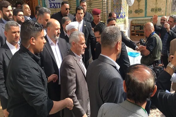المرجع السيستاني يستقبل الرئيس الايراني في بالنجف