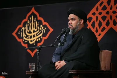 مراسم عزاداری شب تاسوعا در حسینیه امام خمینی(ره)