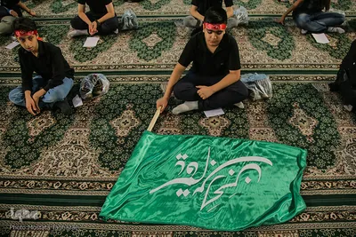 تجمع نوجوانان عاشورایی در حرم حضرت عبدالعظیم حسنی(ع)