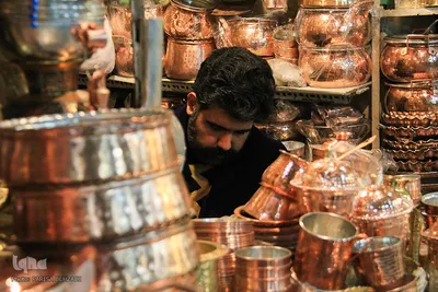 مسگری در اراک/عکاس: پریسا بهزادی