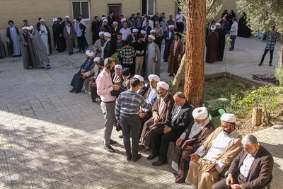 تجمع طلاب حوزه علمیه سمنان در حمایت از مقاومت فلسطین‎