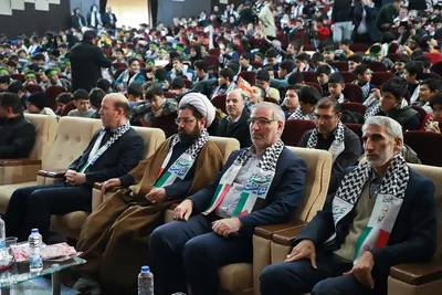 اجتماع دانش آموزی فرزندان حاج قاسم در تبریز‎